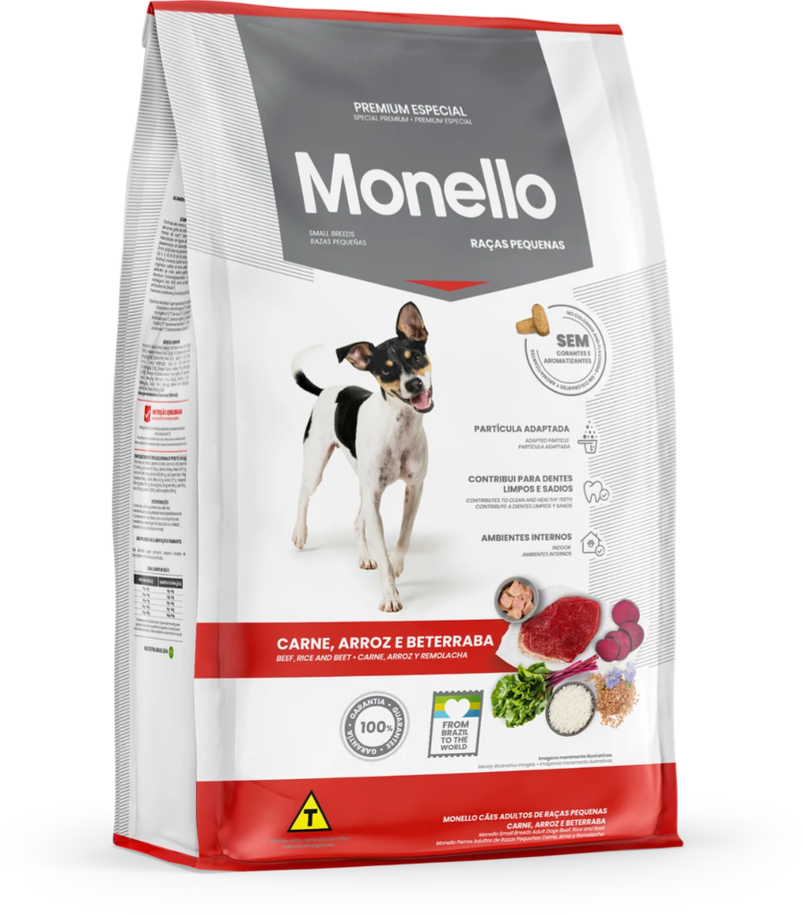 Monello Razas Pequeñas Carne Arroz Remolacha (1 Kg)