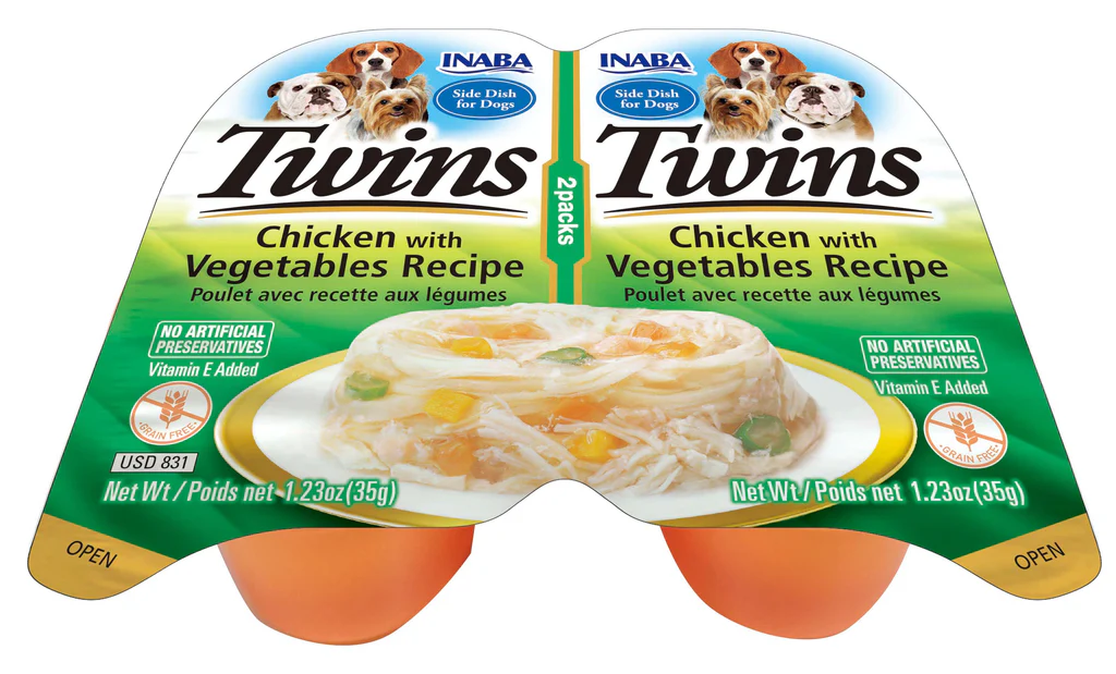[USD831] CHURU DOG - TWINS CUPS (CHICKEN AND VEGETABLES)