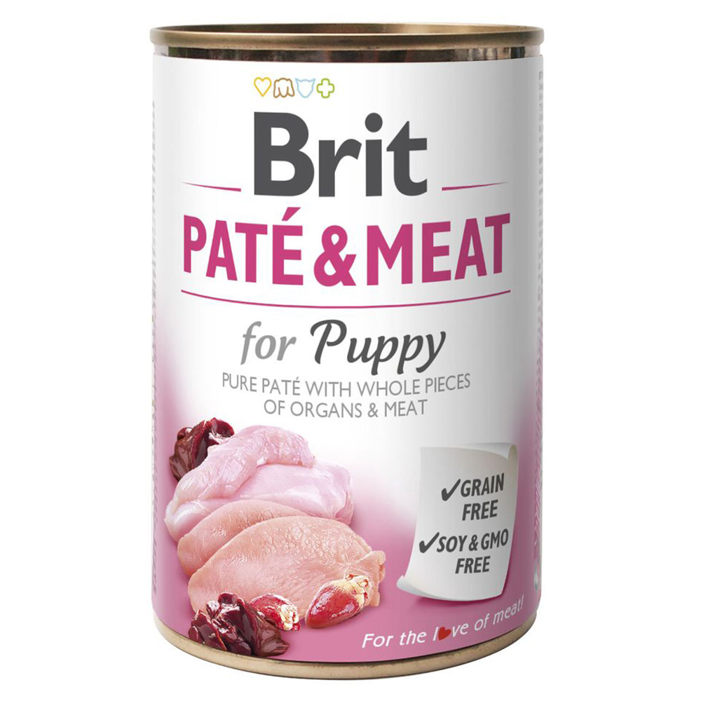 [1000060] BRIT PATE & MEAT PUPPY (800 Gr)