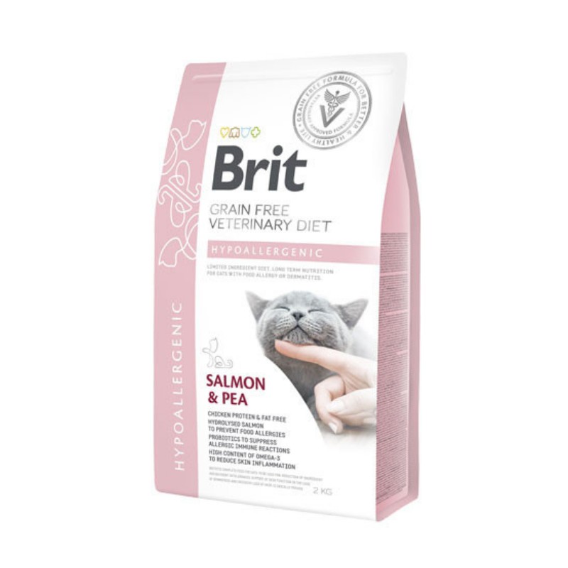 [1000254] BRIT GF VET DIETS CAT HYPOALLERGENIC (2 Kg)