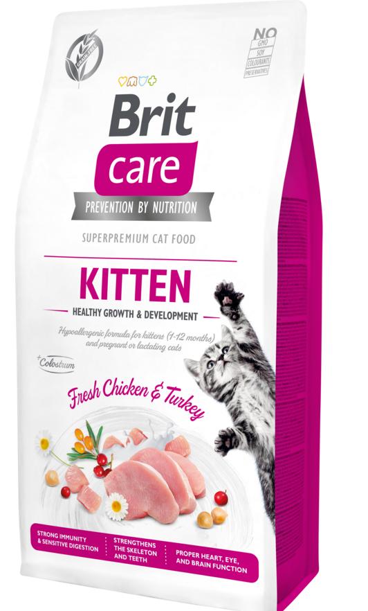 [1000040] BRIT CARE CAT KITTEN HEALTHY GROWTH & DEVELOPMENT (2 Kg)