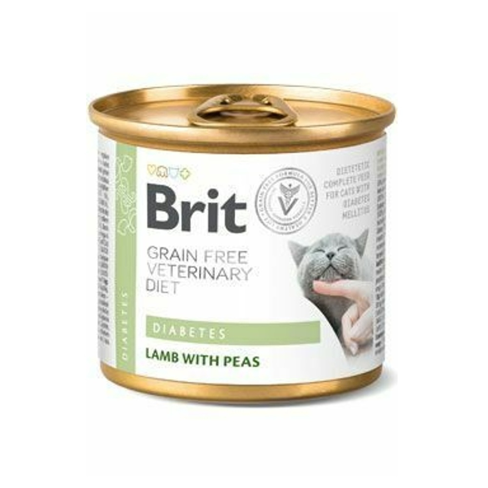 [1000243] BRIT GF VET DIETS CAT CAN DIABETES * 200 GR
