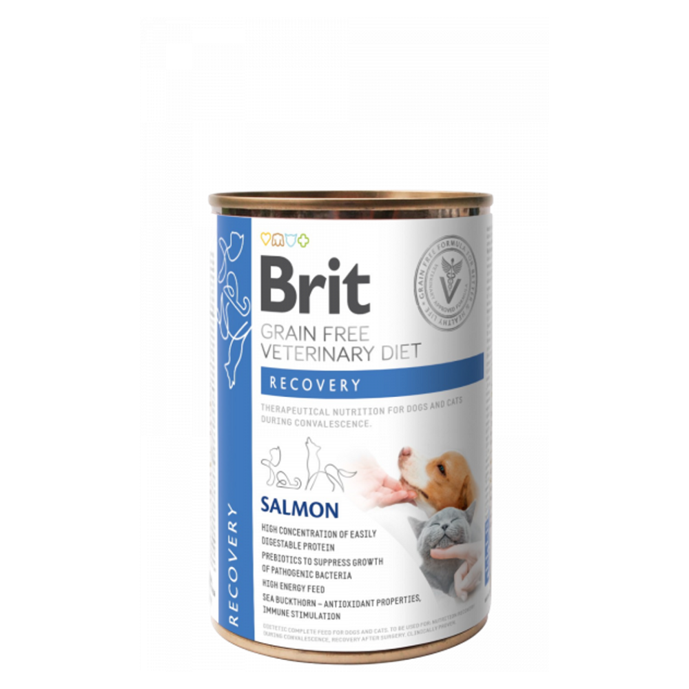 [1000265] BRIT GF VET DIETS DOG & CAT CAN RECOVERY * 400 GR