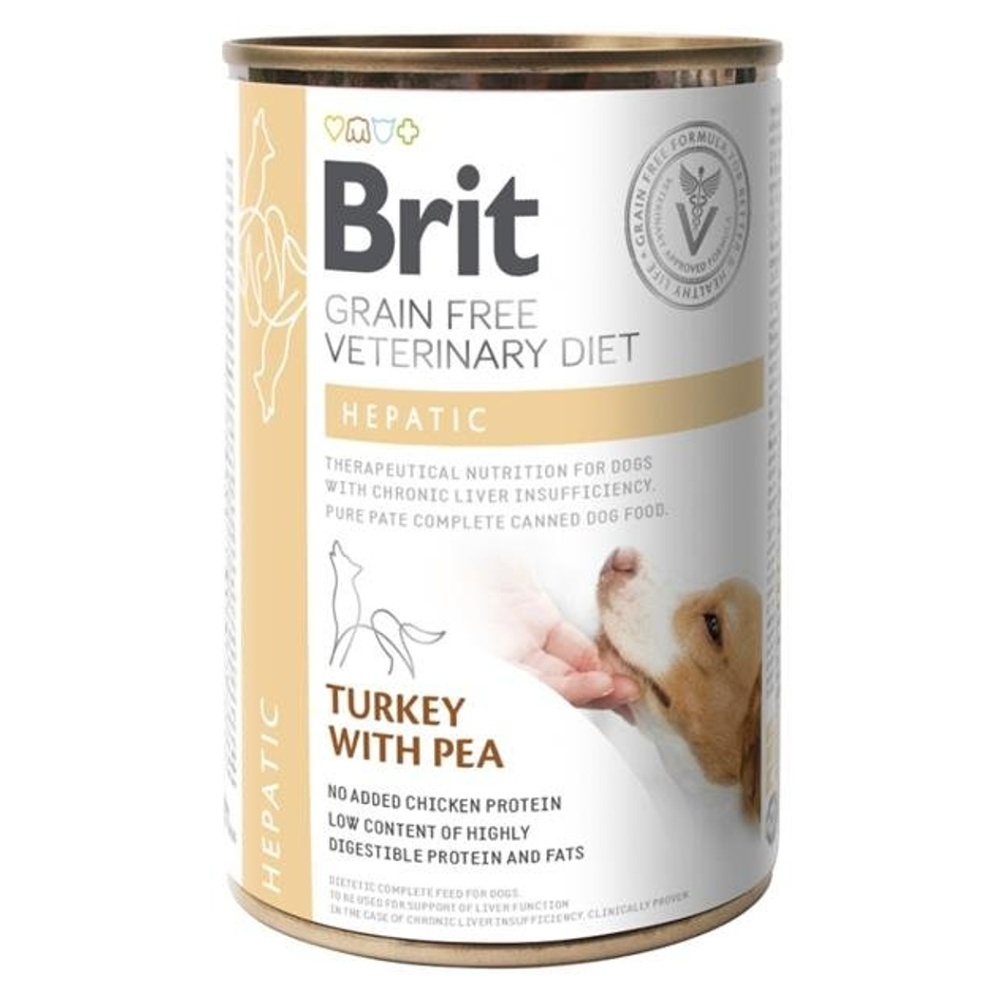 [1000269] BRIT GF VET DIETS DOG CAN HEPATIC * 400 GR