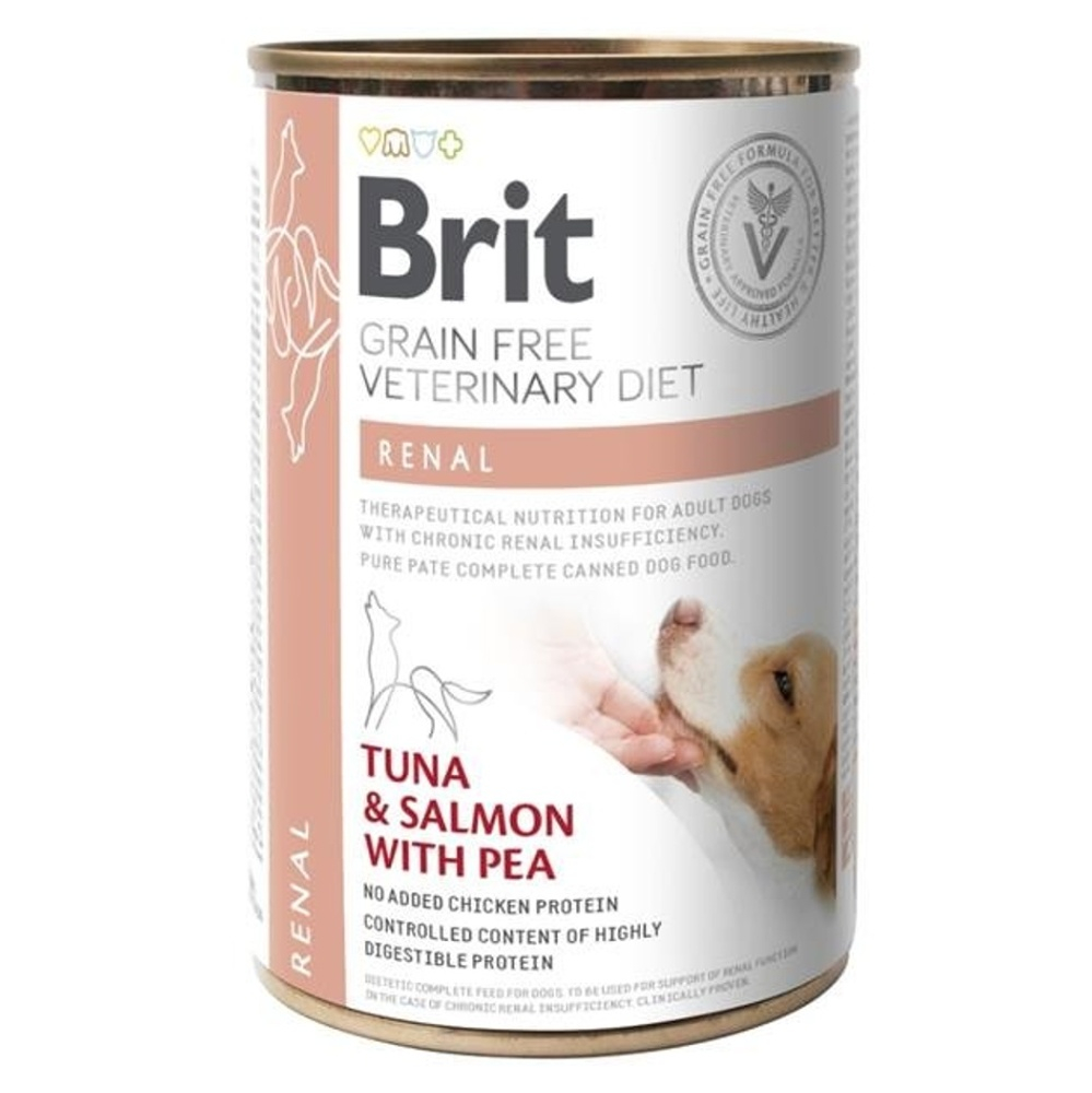 [1000273] BRIT GF VET DIETS DOG CAN RENAL * 400 GR