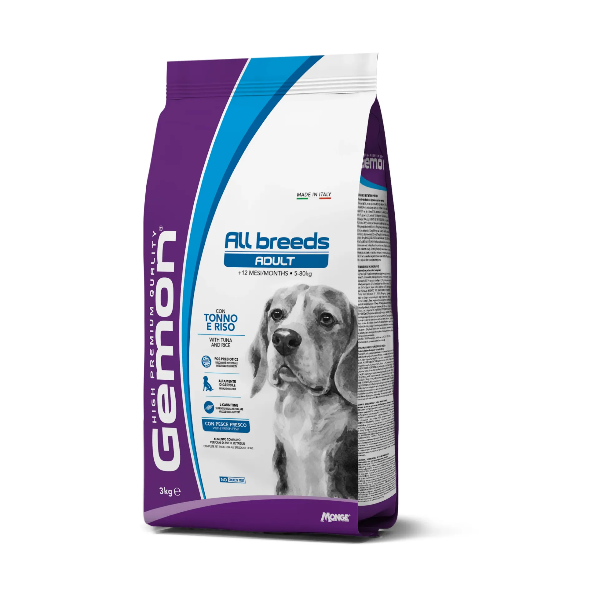 GEMON MEDIUM ADULT TUNA AND RICE (3 Kg)
